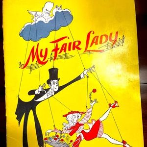 Rare “My Fair Lady” Playbill from New York City Center- Al Hirshfeld cover
